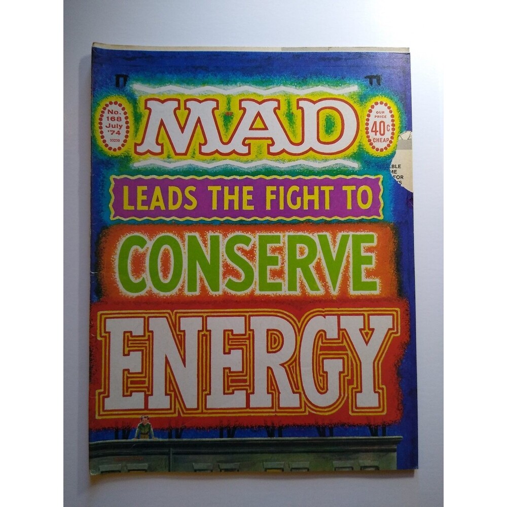 MAD Magazine #168 EC Publications July 1974 The Way We Were Billy Jack Uncle Sam